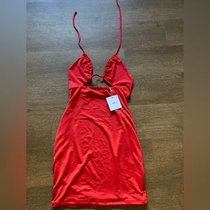 Red Adika mini dress